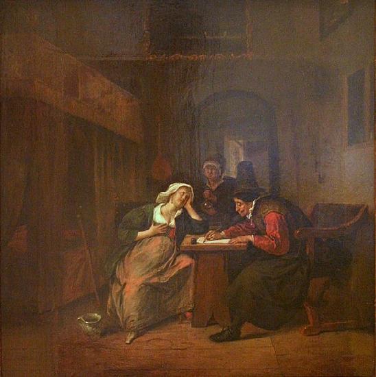 Jan Steen Physician and a Woman Patient Germany oil painting art